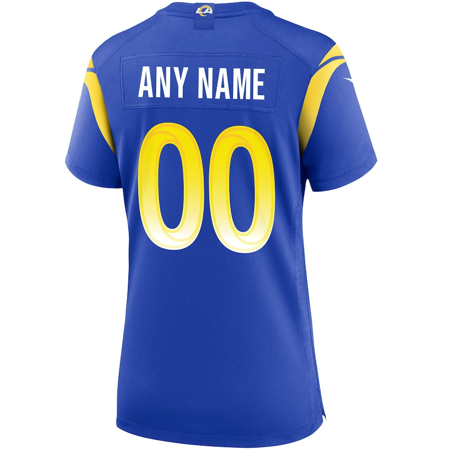 Los Angeles Rams Women Custom Game Jersey - Royal JS1492 nicesnker - Image 3