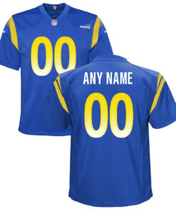 Los Angeles Rams YOUTH Custom Game Jersey - Royal JS5923 nicesnker