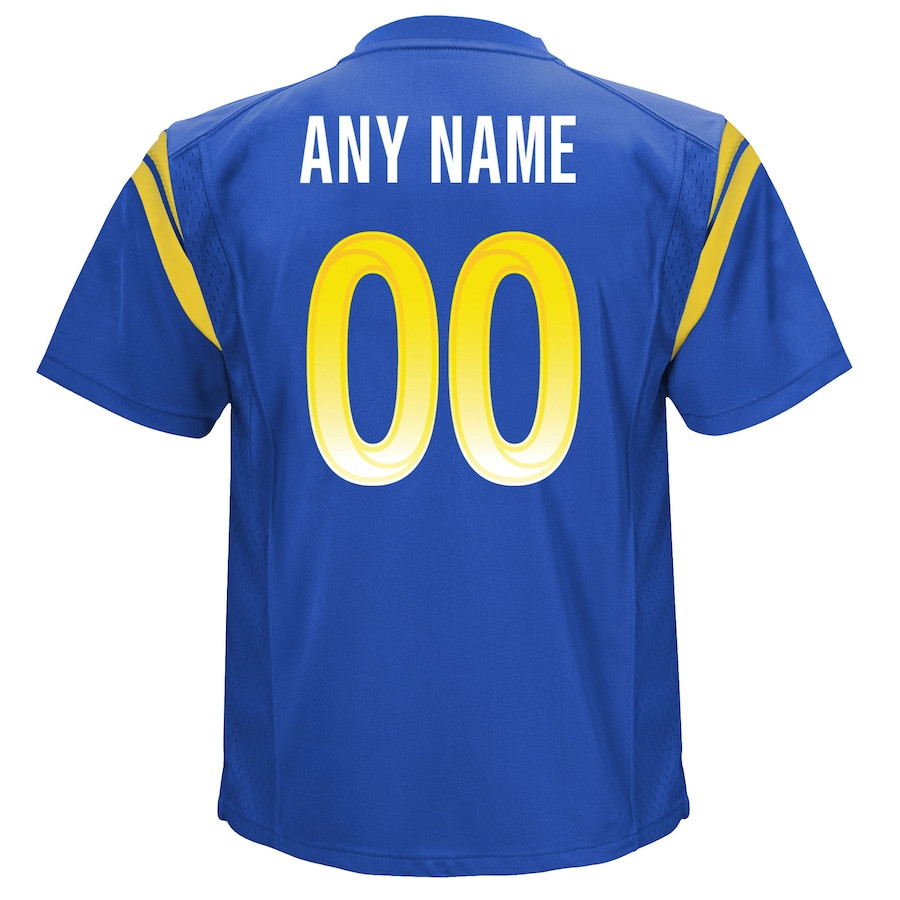 Los Angeles Rams YOUTH Custom Game Jersey - Royal JS5923 nicesnker - Image 3