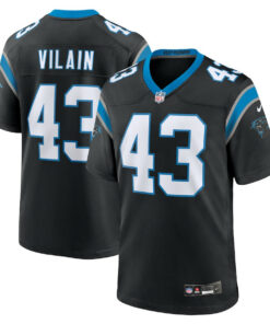 Luiji Vilain 43 Carolina Panthers Game Men Jersey - Black JS4259 nicesnker