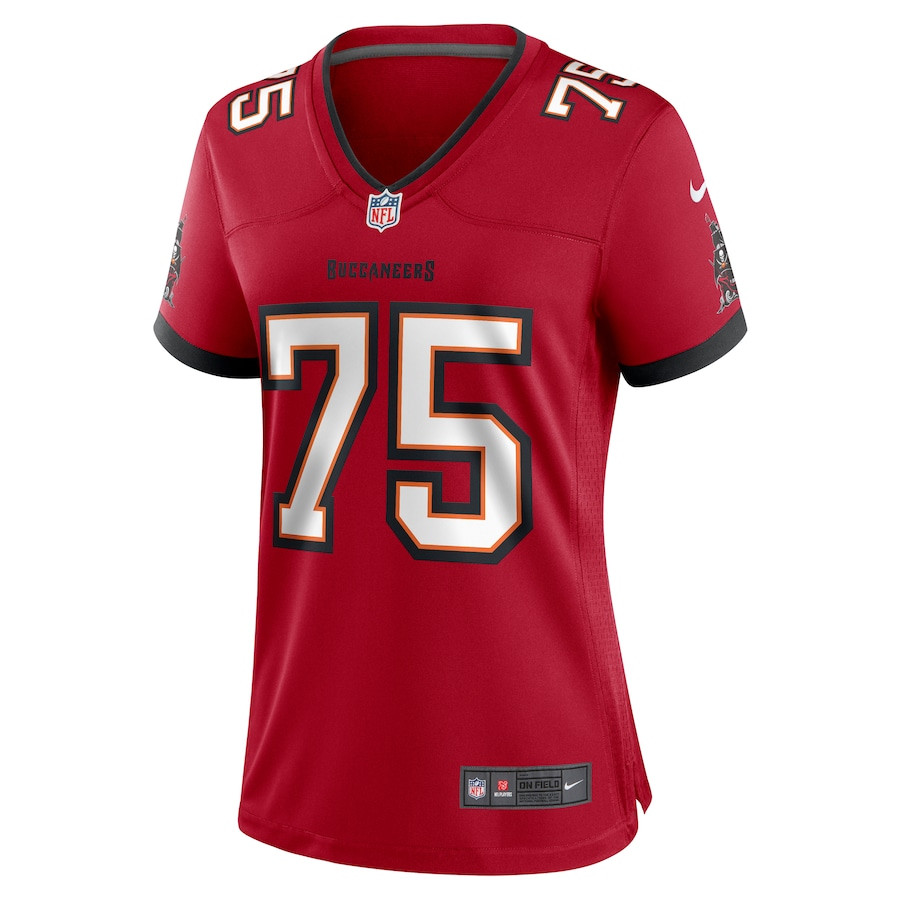 Lwal Uguak 75 Tampa Bay Buccaneers Women's Game Jersey - Red JS4462 nicesnker - Image 2