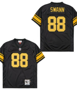 Lynn Swann 88 Pittsburgh Steelers Retro Throwback Men Jersey - Black JS9466 nicesnker