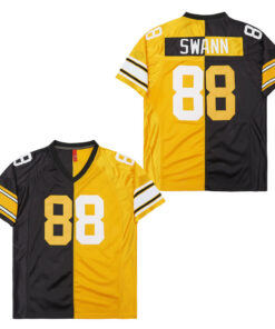 Lynn Swann 88 Pittsburgh Steelers Two-Toned Retro Throwback Men Jersey - Black/Yellow JS5621 nicesnker