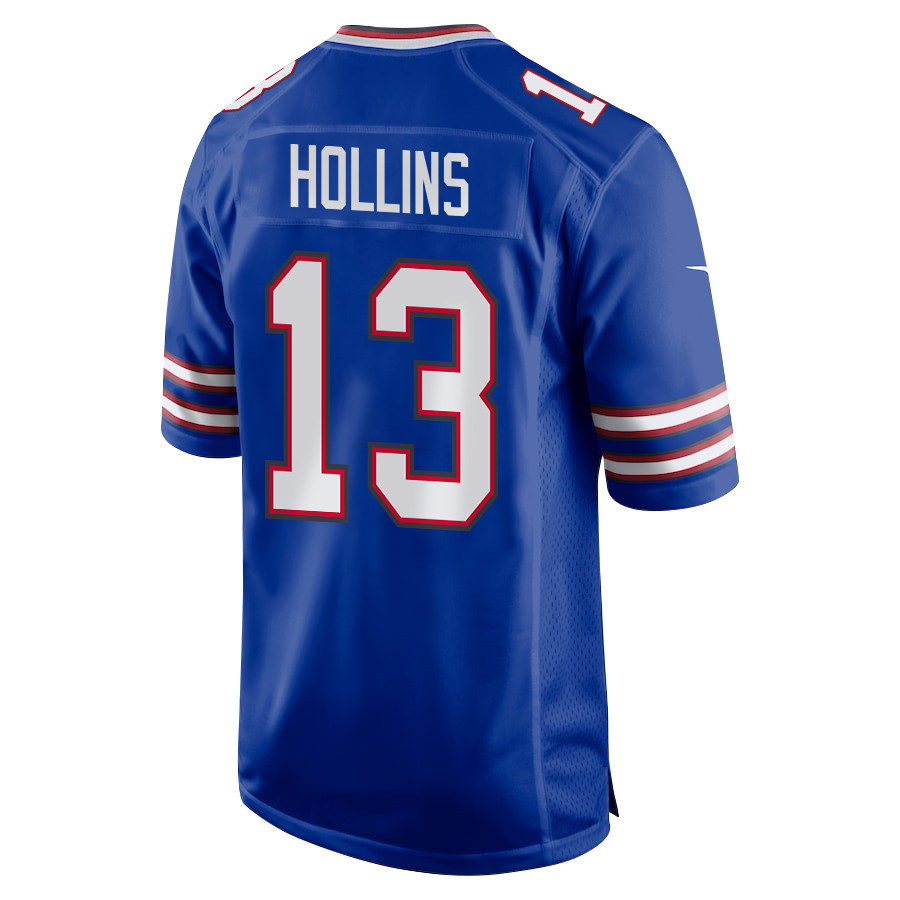 Mack Hollins 13 Buffalo Bills Super Bowl LIX New Orleans Patch Game Men Jersey - Royal JS8308 nicesnker - Image 2