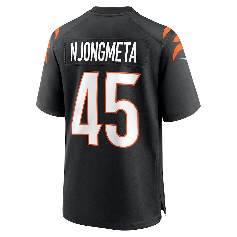 Maema Njongmeta 45 Cincinnati Bengals Game Men Jersey - Black JS9011 nicesnker - Image 3