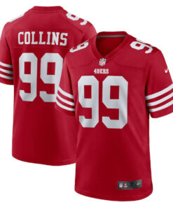 Maliek Collins 99 San Francisco 49ers Game Men Jersey - Scarlet JS6987 nicesnker