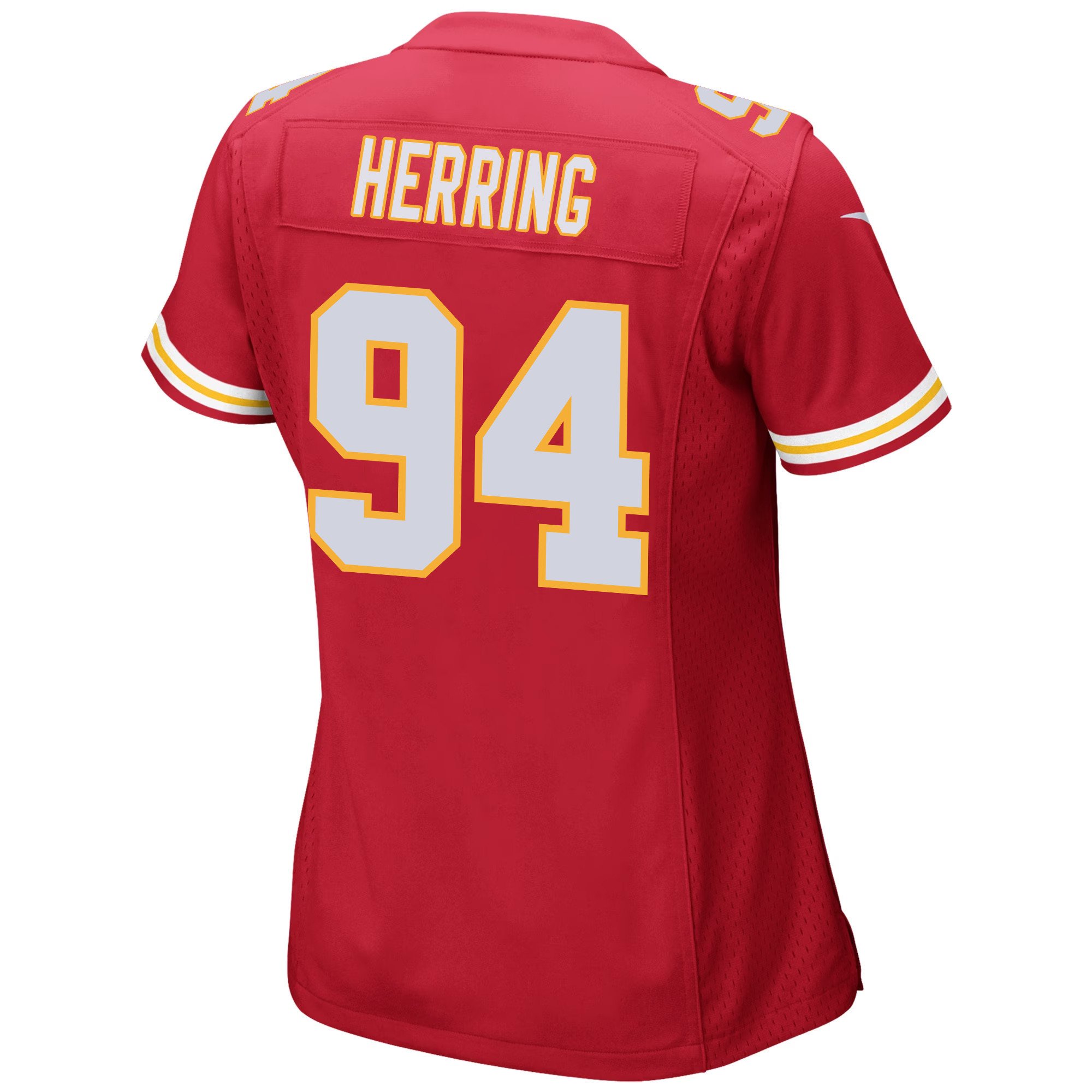 Malik Herring 94 Kansas City Chiefs Super Bowl LVIII Champions 4X Game Women Jersey - Red JS9781 nicesnker - Image 3