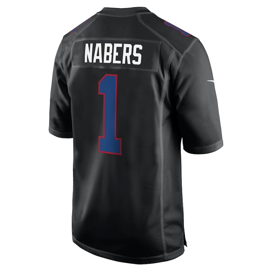 Malik Nabers 1 New York Giants Fashion Men Jersey - Carbon Black JS3668 nicesnker - Image 3