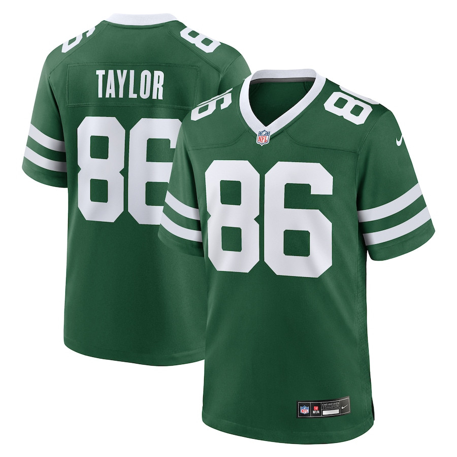 Malik Taylor 86 New York Jets Team Game Men Jersey - Legacy Green JS5977 nicesnker