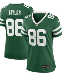 Malik Taylor 86 New York Jets Women's Team Game Jersey - Legacy Green JS6165 nicesnker