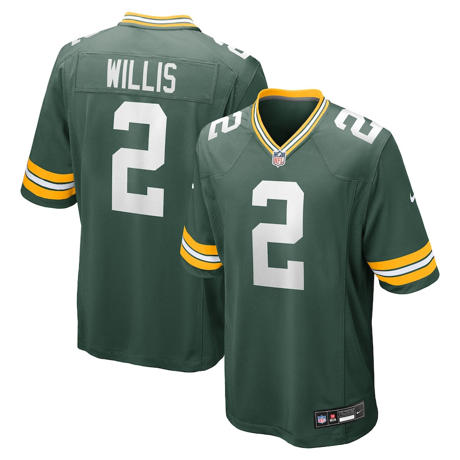 Malik Willis 2 Green Bay Packers Game Men Jersey - Green JS2588 nicesnker
