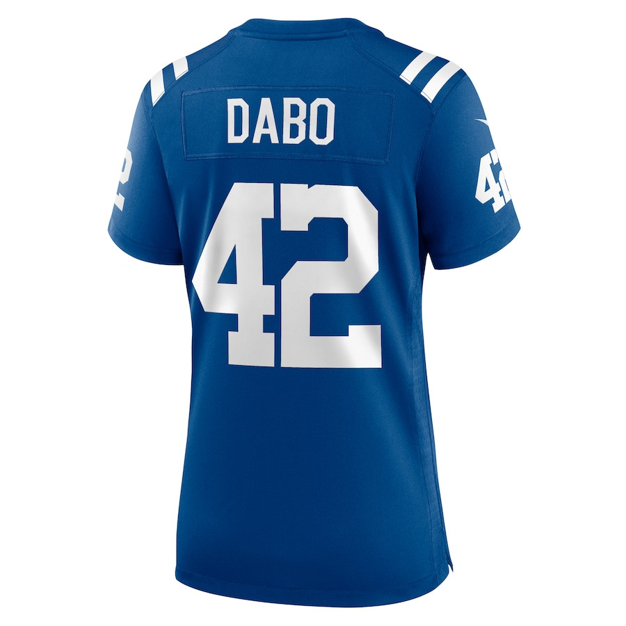 Marcel Dabo 42 Indianapolis Colts Women's Game Jersey - Royal JS6456 nicesnker - Image 3