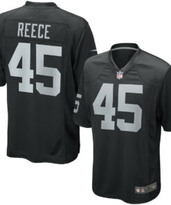 Marcel Reece 45 Las Vegas Raiders YOUTH Game Jersey - Black JS4575 nicesnker