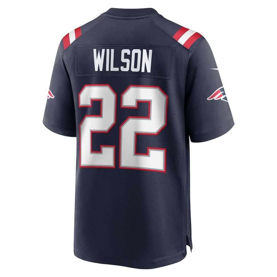 Marco Wilson 22 New England Patriots Team Game Men Jersey - Navy JS1827 nicesnker - Image 3