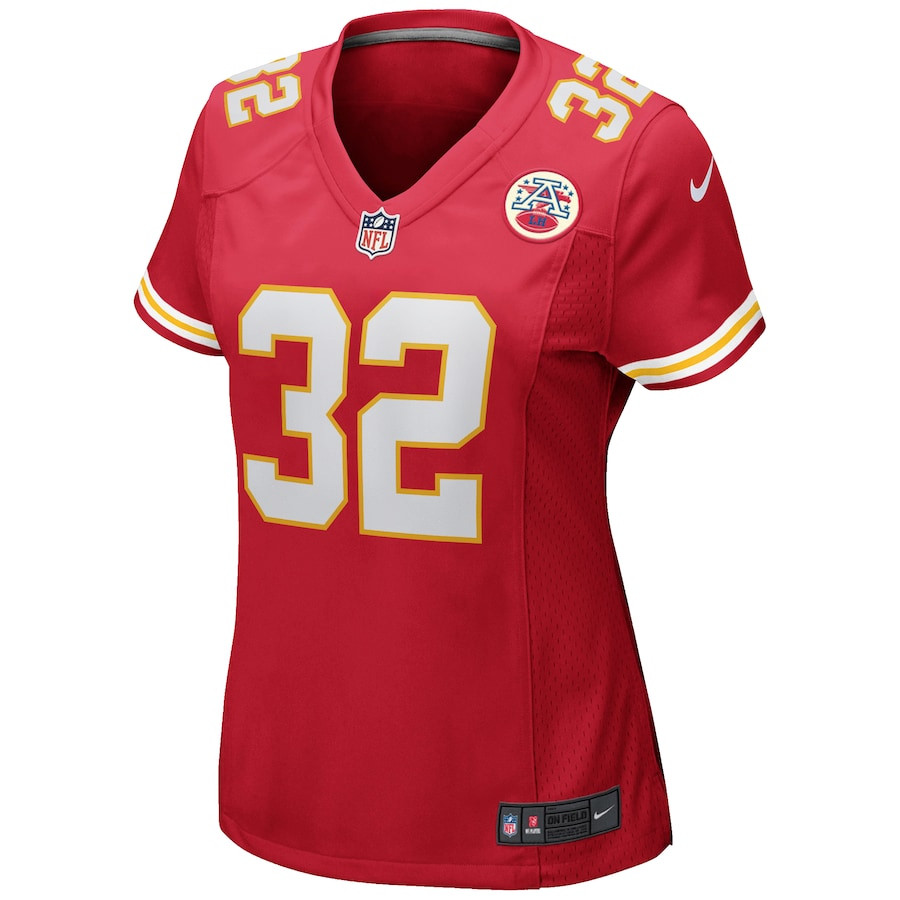 Marcus Allen 32 Kansas City Chiefs Women Game Retired Jersey - Red JS5225 nicesnker - Image 2