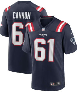 Marcus Cannon 61 New England Patriots Men Game Jersey - Navy JS7060 nicesnker