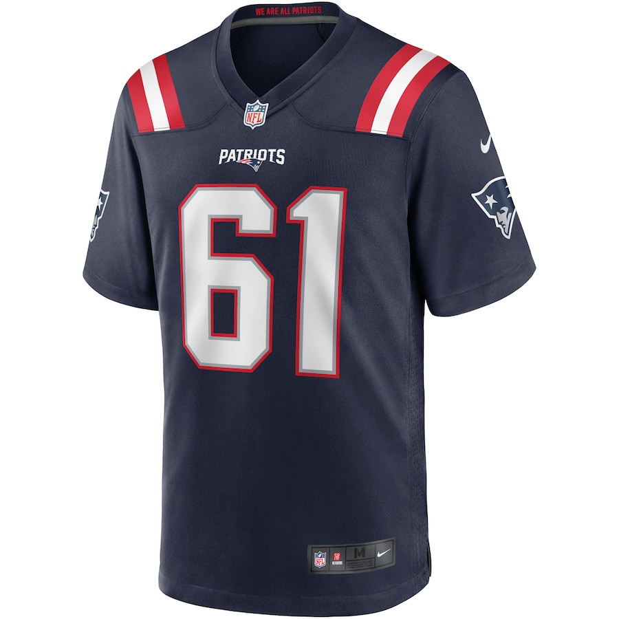 Marcus Cannon 61 New England Patriots Men Game Jersey - Navy JS7060 nicesnker - Image 2