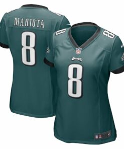 Marcus Mariota 8 Philadelphia Eagles Game Women Jersey - Midnight Green JS5744 nicesnker
