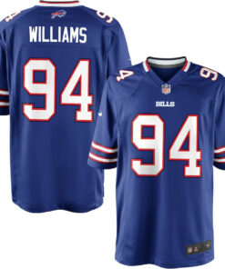 Mario Williams 94 Buffalo Bills YOUTH Team Color Game Jersey JS9238 nicesnker