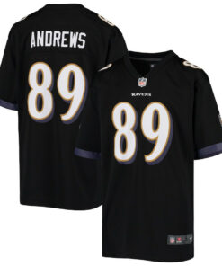 Mark Andrews 89 Baltimore Ravens YOUTH Game Jersey - Black JS6529 nicesnker