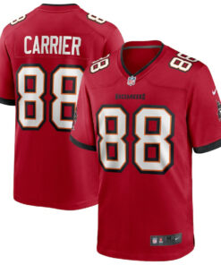 Mark Carrier 88 Tampa Bay Buccaneers Men Game Retired Jersey - Red JS2841 nicesnker
