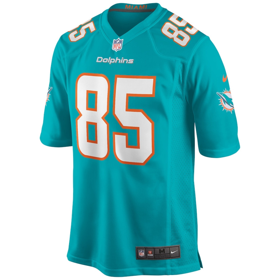 Mark Duper 85 Miami Dolphins Men Game Retired Jersey - Aqua JS4783 nicesnker - Image 2