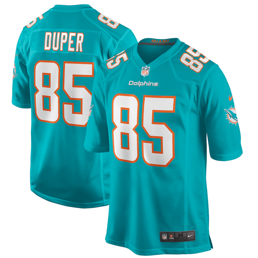 Mark Duper 85 Miami Dolphins Men Game Retired Jersey - Aqua JS4783 nicesnker