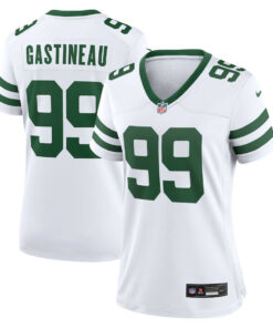 Mark Gastineau 99 New York Jets Game Jersey Retired Player - Women, White JS9975 nicesnker