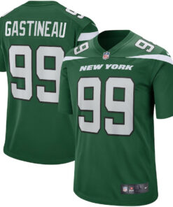 Mark Gastineau 99 New York Jets Men Game Retired Jersey - Gotham Green JS1483 nicesnker
