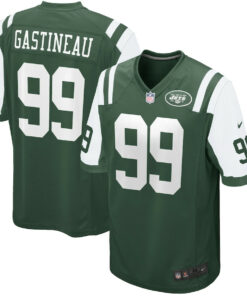 Mark Gastineau 99 New York Jets Men Retired Game Jersey - Green JS4407 nicesnker