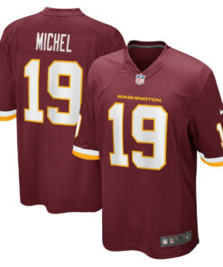 Marken Michel 19 Washington Football Team Men Game Jersey - Burgundy JS1615 nicesnker