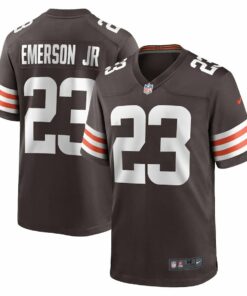 Martin Emerson Jr. 23 Cleveland Browns Game Men Jersey - Brown JS2337 nicesnker