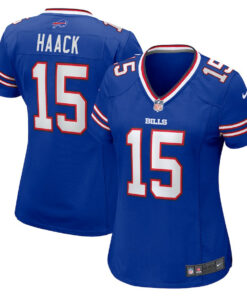 Matt Haack 15 Buffalo Bills Women's Game Jersey - Royal JS4188 nicesnker