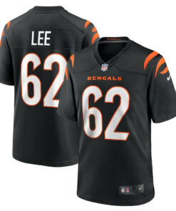 Matt Lee 62 Cincinnati Bengals Game Men Jersey - Black JS8689 nicesnker
