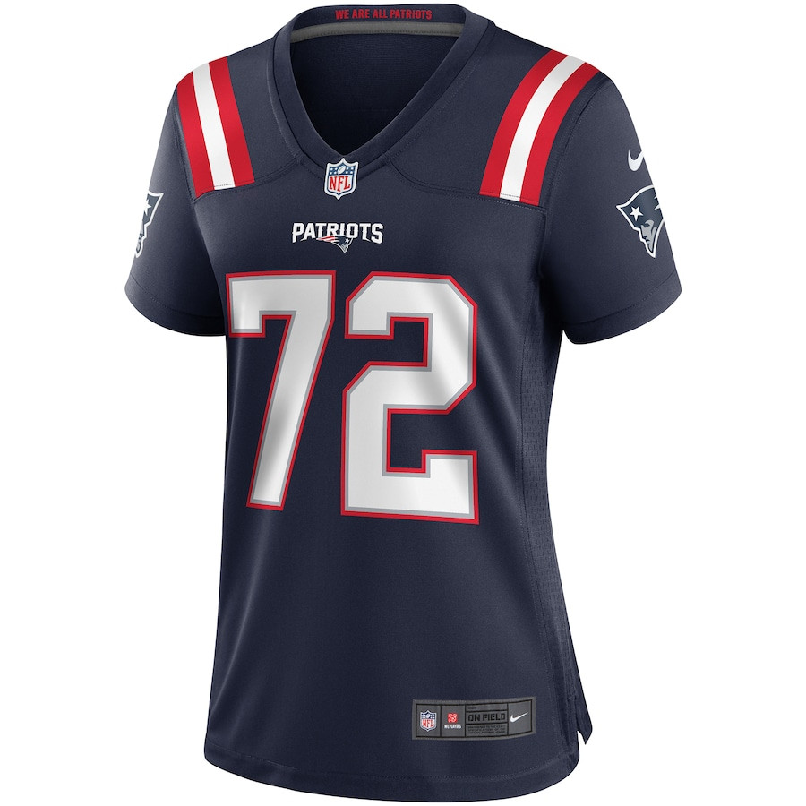 Matt Light 72 New England Patriots Women Game Retired Jersey - Navy JS5539 nicesnker - Image 2