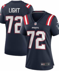 Matt Light 72 New England Patriots Women Game Retired Jersey - Navy JS5539 nicesnker