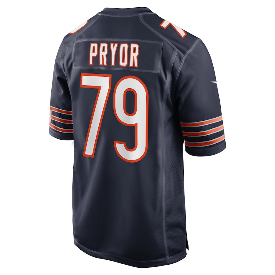 Matt Pryor 79 Chicago Bears Game Men Jersey - Navy JS4106 nicesnker - Image 3