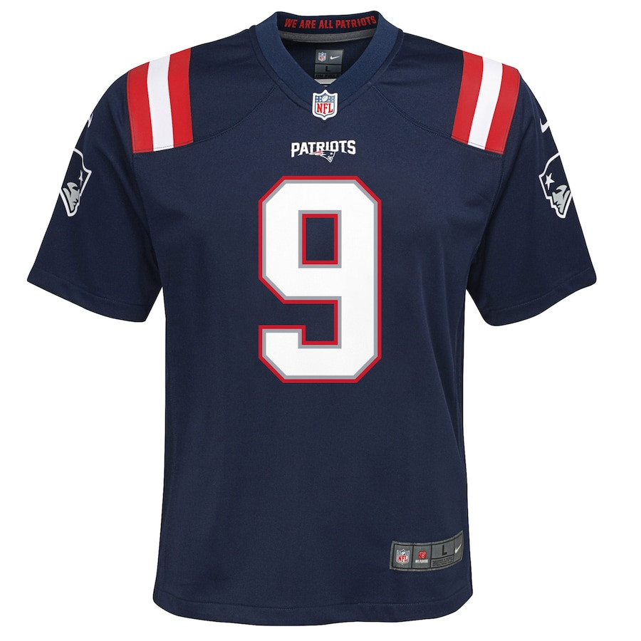 Matthew Judon 9 New England Patriots YOUTH Game Jersey - Navy JS4604 nicesnker - Image 2
