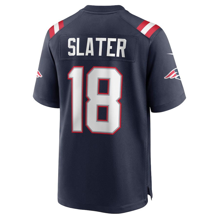 Matthew Slater 18 New England Patriots Men Game Jersey - Navy JS8151 nicesnker - Image 3