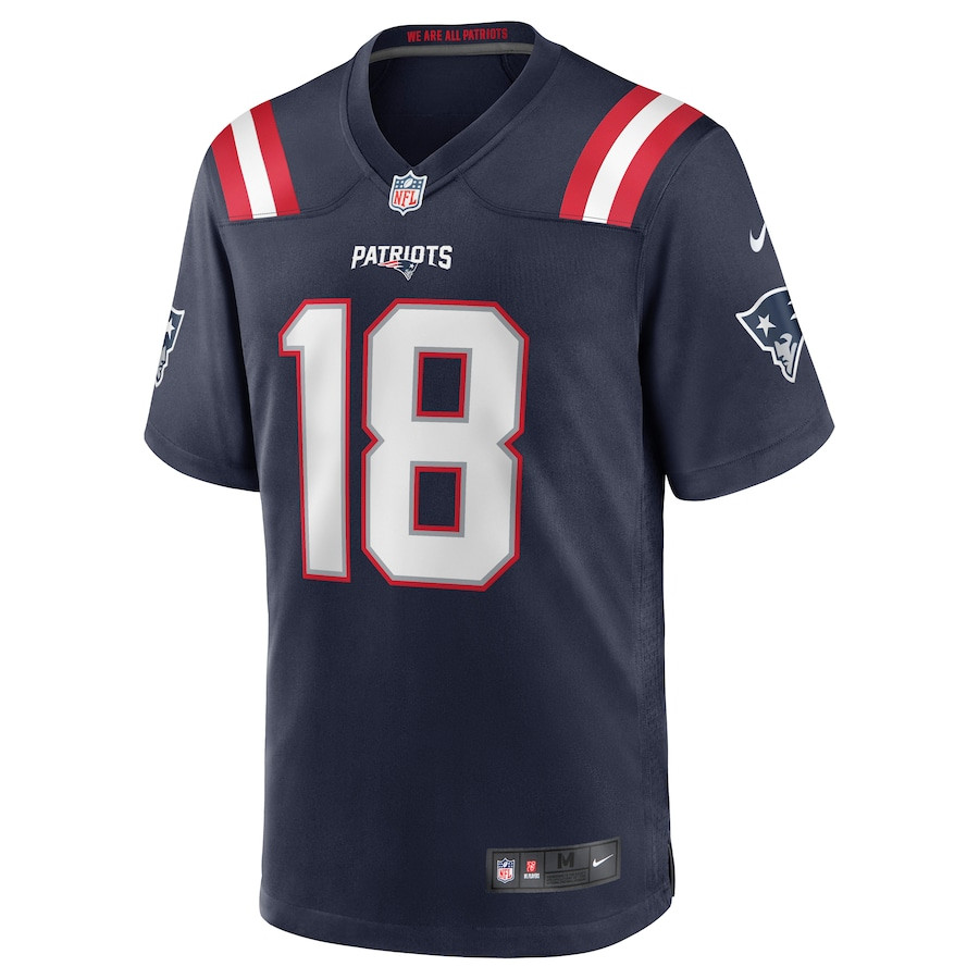 Matthew Slater 18 New England Patriots Men Game Jersey - Navy JS8151 nicesnker - Image 2