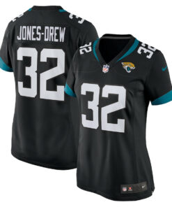 Maurice Jones-Drew 32 Jacksonville Jaguars Women Game Retired Jersey - Black JS2585 nicesnker