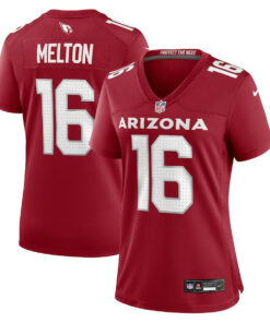 Max Melton 16 Arizona Cardinals Women's Game Jersey - Cardinal JS9580 nicesnker