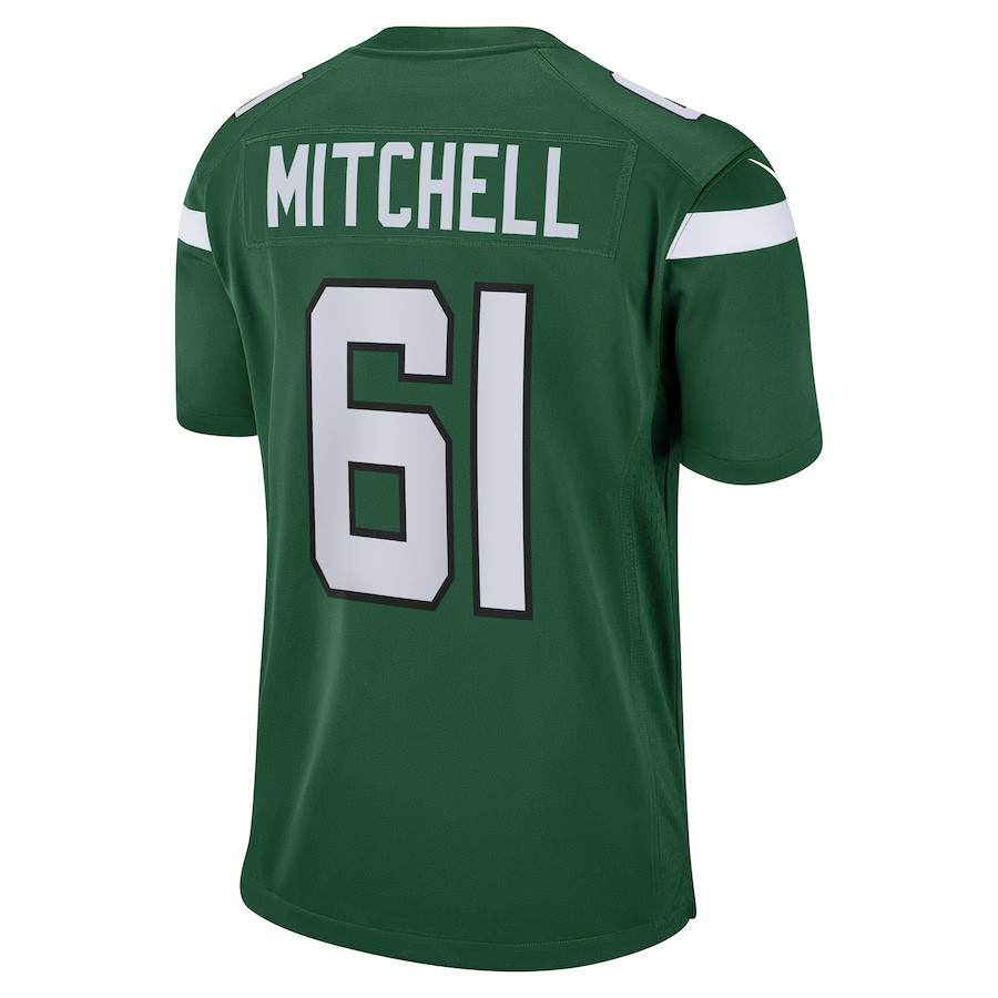 Max Mitchell 61 New York Jets Game Player Men Jersey - Gotham Green JS6664 nicesnker - Image 3