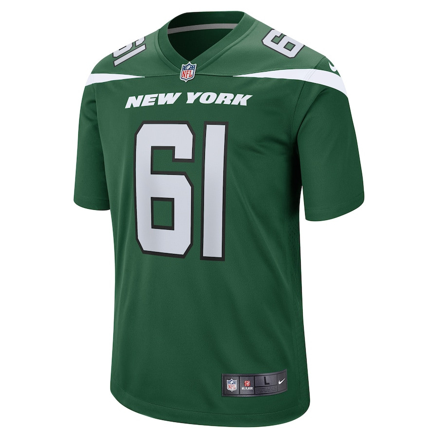 Max Mitchell 61 New York Jets Game Player Men Jersey - Gotham Green JS6664 nicesnker - Image 2