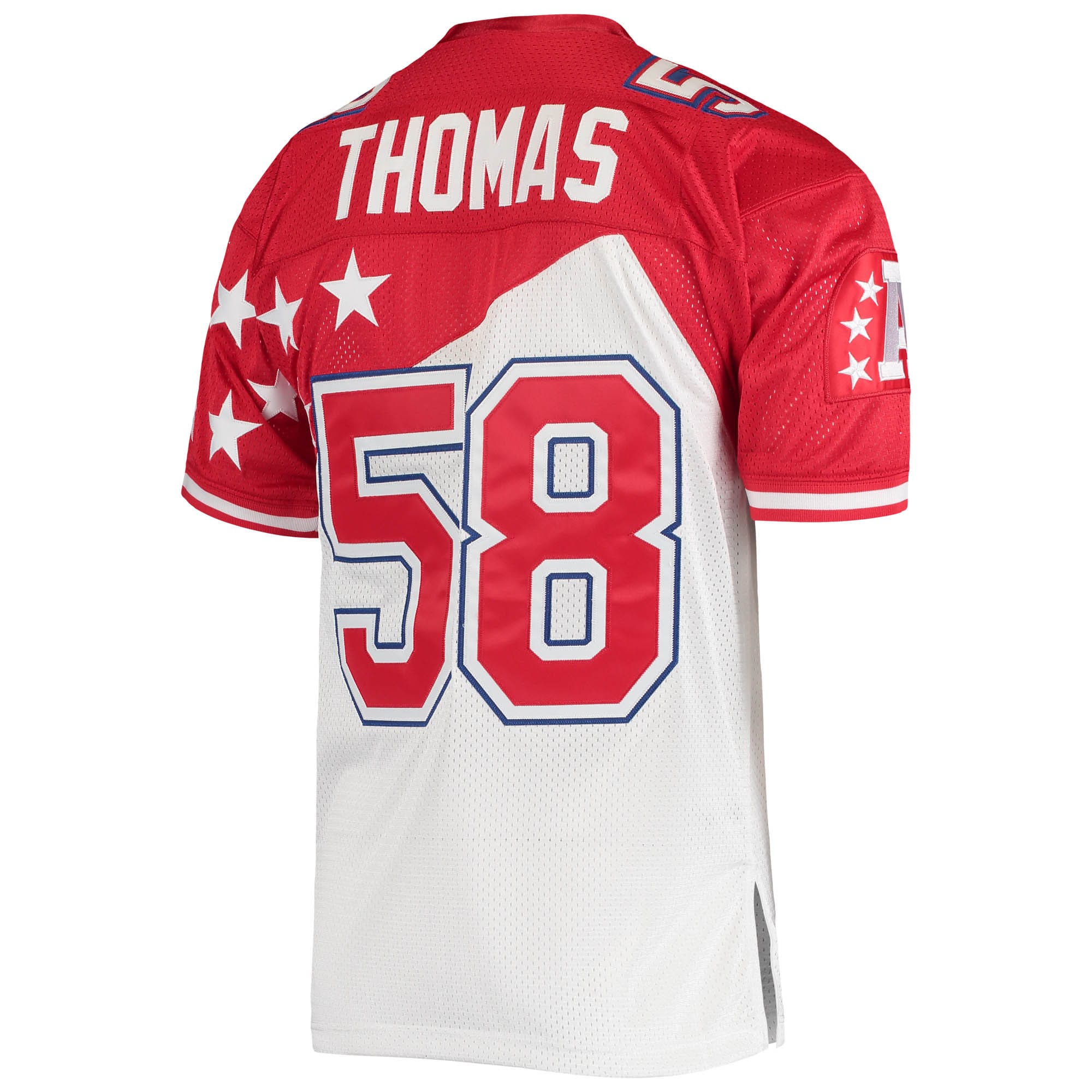 Men's AFC Derrick Thomas Mitchell & Ness White/Red 1995 Pro Bowl Jersey JS6110 nicesnker - Image 3