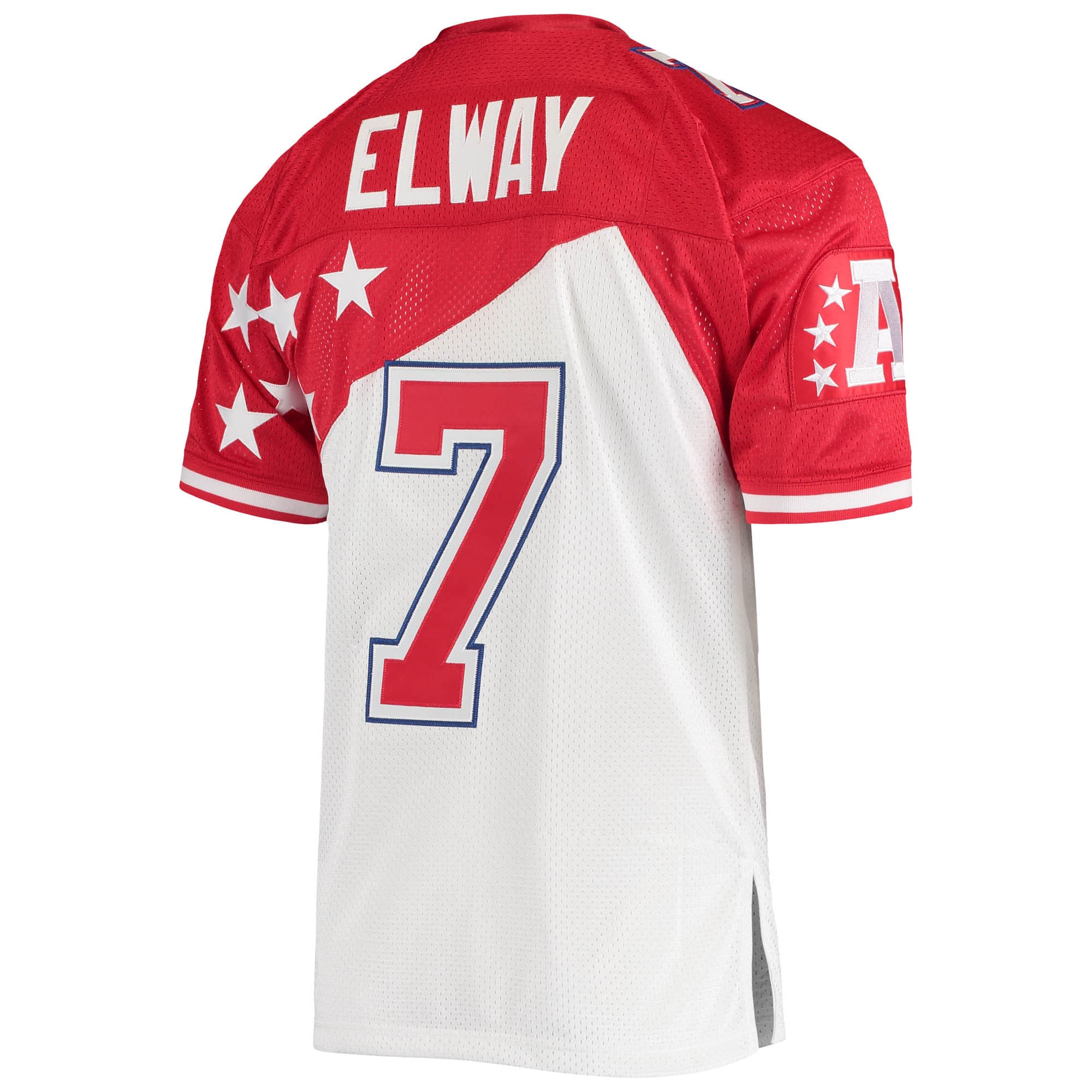 Men's AFC John Elway Mitchell & Ness White/Red 1995 Pro Bowl Jersey JS8786 nicesnker - Image 3