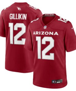 Men's Arizona Cardinals Blake Gillikin Cardinal Team Game Jersey JS7717 nicesnker