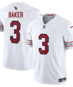 Men's Arizona Cardinals Budda Baker White Vapor F.U.S.E. Limited Jersey JS8141 nicesnker