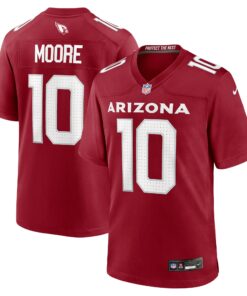 Men's Arizona Cardinals Chris Moore Cardinal Team Game Jersey JS5810 nicesnker