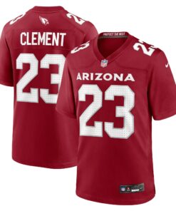 Men's Arizona Cardinals Corey Clement Cardinal Team Game Jersey JS2146 nicesnker
